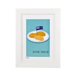 Pint Size Kids Wall Prints Anzac Biscuit Print (A4)