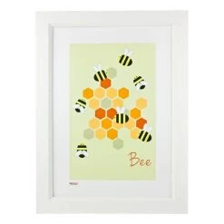 Pint Size Bee Print (A3)