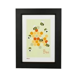 Pint Size Kids Wall Prints Bee Print (A4)