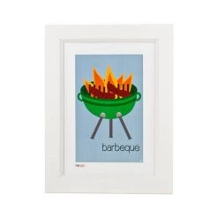 Pint Size Kids Wall Prints Barbeque Print (A4)
