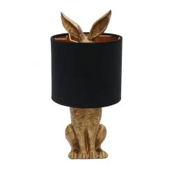 Le Forge Bunny Lamp - Black (43cm)