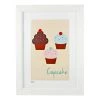 Pint Size Cupcake Print (A3)