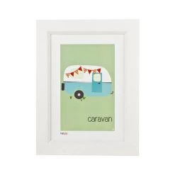 Pint Size Caravan Print (A4) Kiwiana