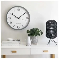 One Six Eight Cool Grey Carmen Clock (30cm)