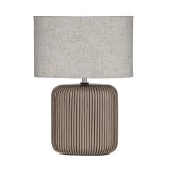 Amalfi Claro Table Lamp - Brown (37cm)