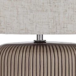 Amalfi Claro Table Lamp - Brown (37cm)