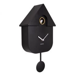 Karlsson Modern Cuckoo Wall Clock - Black