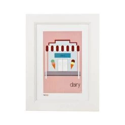 Pint Size Dairy Print (A4)