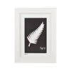 Pint Size Fern Print (A4) Black
