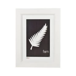 Pint Size Fern Print (A4) Black