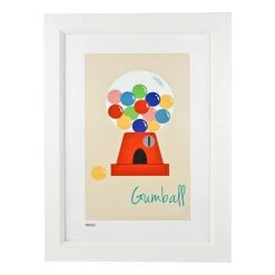 Pint Size Gumball Print (A3)