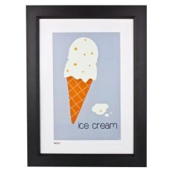 Pint Size Ice Cream Print (A3)