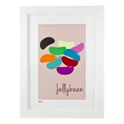 Pint Size Kids Wall Prints Jellybean Print (A3)