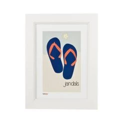 Pint Size Jandals Print (A4) Kiwiana