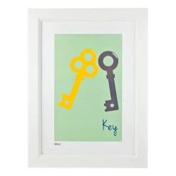 Pint Size Key Print (A3) Kids Wall Prints
