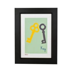 Pint Size Key Print (A4) Kids Wall Prints