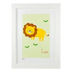 Pint Size Kids Wall Prints Lion Print (A3)