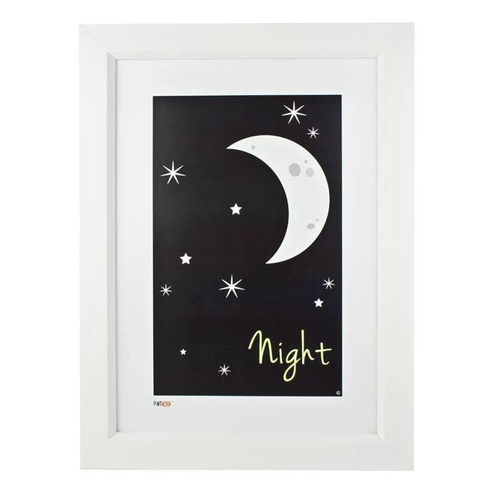 Pint Size Night Print (A3) Black