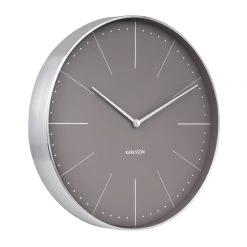 Karlsson Normann Station Clock - Grey (37.5cm) CLOCKS