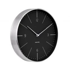 Karlsson Normann Numbers Clock - Black (27.5cm) CLOCKS