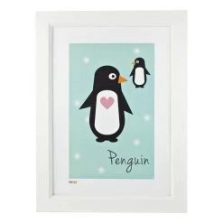 Pint Size Penguin Print (A3) Kids Wall Prints