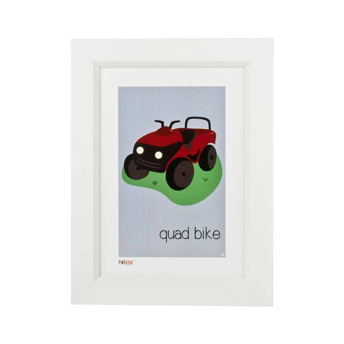 Pint Size Kiwiana Quad Bike Print (A4)