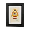 Pint Size BOYS GIFTS Robot Print (A4)