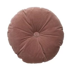 Jason Rose Velvet Round Cushion (35cm) Cushions