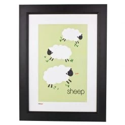 Pint Size Sheep Print (A3) Country Style