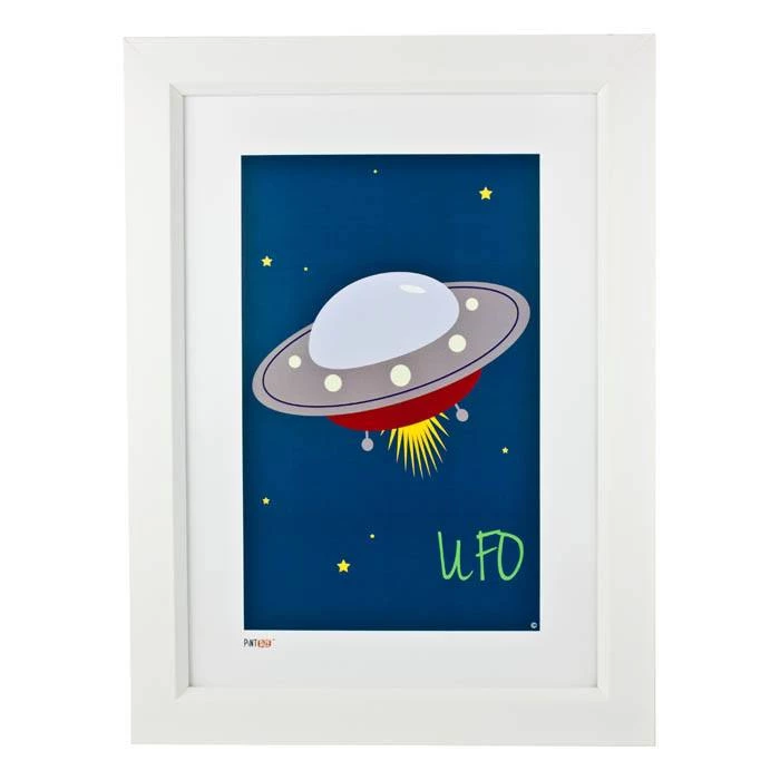 Pint Size UFO Print (A3) Kids Wall Prints