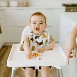 Little Unicorn NEW ARRIVALS Cotton Muslin Classic Bib 3pk - Woof