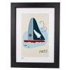 Pint Size Kids Wall Prints Yacht Print (A3)