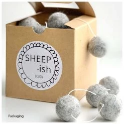 Sheepish Design NZ Wool Scallop Garland - Mixed Blue