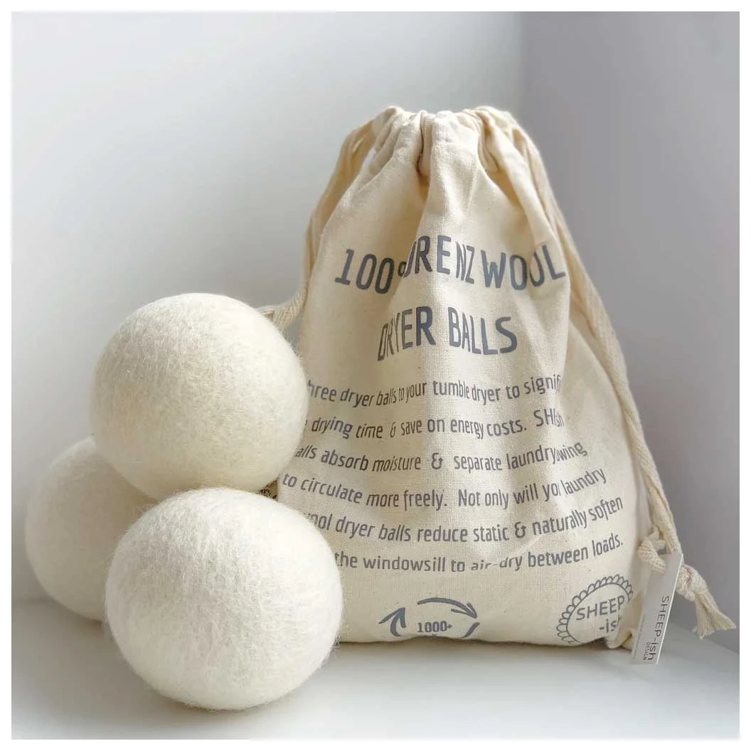 Sheepish Design NZ Wool Dryer Balls (3pk)