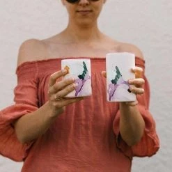 Chunky NEW ARRIVALS Reusable Stainless Coffee Cup - Breathe In, Breathe Out