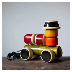 Maya Organic Fair Trade Wooden Stacking Engine BABY & TODDLER GIFTS