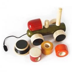 Maya Organic Fair Trade Wooden Stacking Engine BABY & TODDLER GIFTS