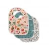 Little Unicorn Cotton Muslin Classic Bib 3pk - Vintage Floral