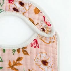 Little Unicorn Cotton Muslin Classic Bib 3pk - Vintage Floral