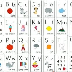 Pint Size Alphabet Wall Frieze - Tiny Tots Kiwiana