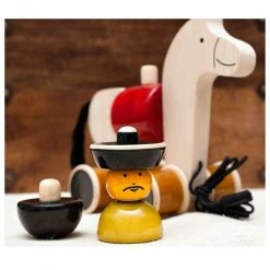 Maya Organic Fair Trade Wooden Stacking Hee Haw