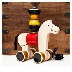Maya Organic Fair Trade Wooden Stacking Hee Haw