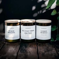 Lantern Cove Jade Candle β Lemon Myrtle