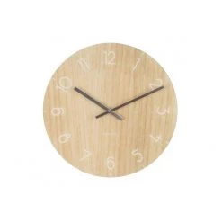 Karlsson Glass Light Wood Clock (17cm)