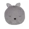 Linens & More GIRLS GIFTS Sleepy Mouse Cushion - Grey