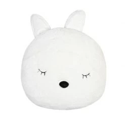 Linens & More Sleepy Mouse Cushion - White