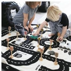 Play & Go Roadmap / Thunderbolt Storage Bag & Play Mat - Large