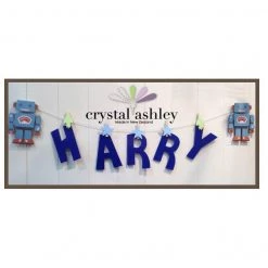 Crystal Ashley Art Pegs - Robots Kiwiana