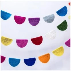 Sheepish Design NZ Wool Scallop Garland - Rainbow Kiwiana