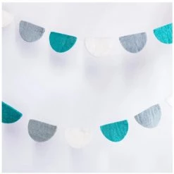 Sheepish Design NZ Wool Scallop Garland - Turquoise
